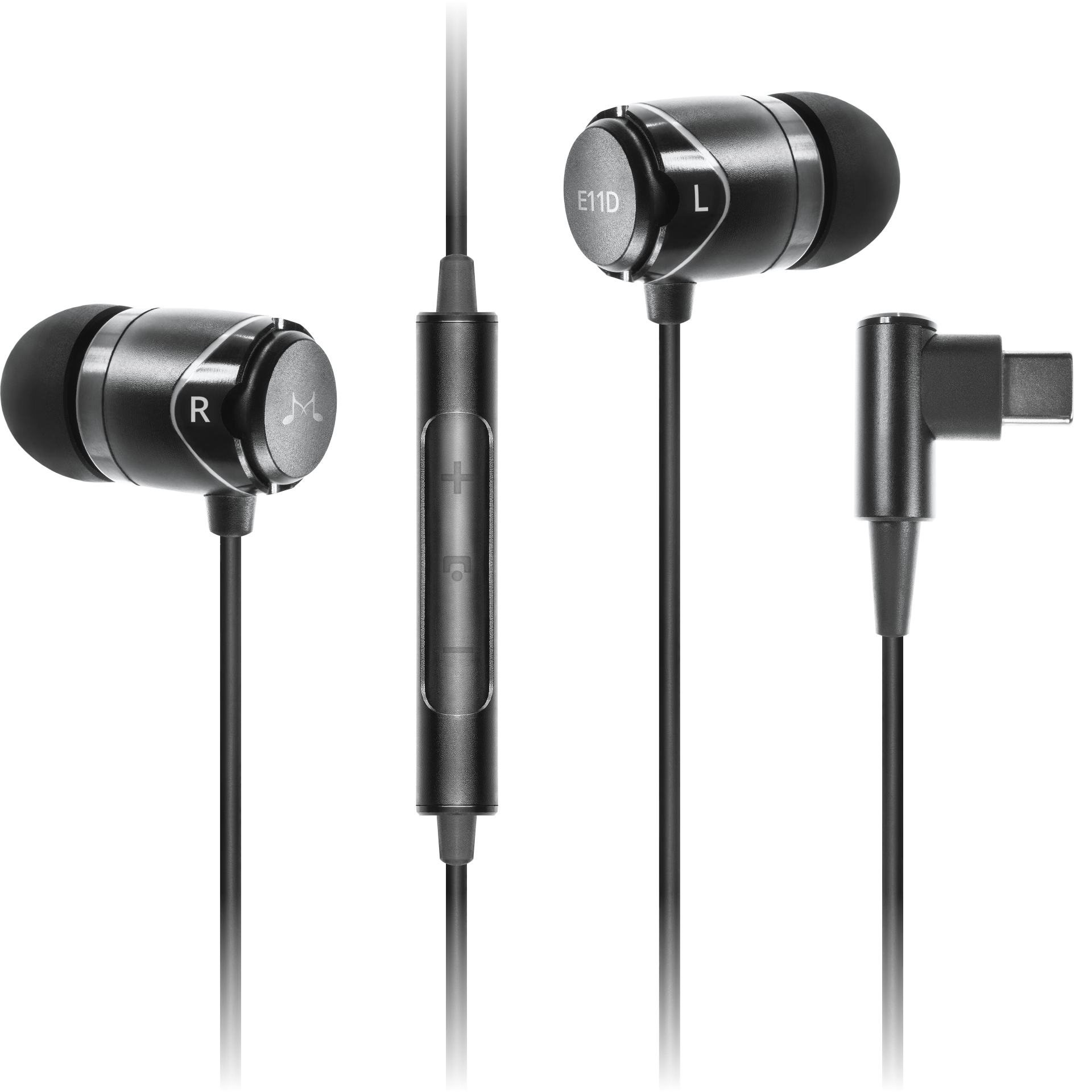 SoundMAGIC E11D - In Ear Isolating USB-C Earphones with Integrated DAC