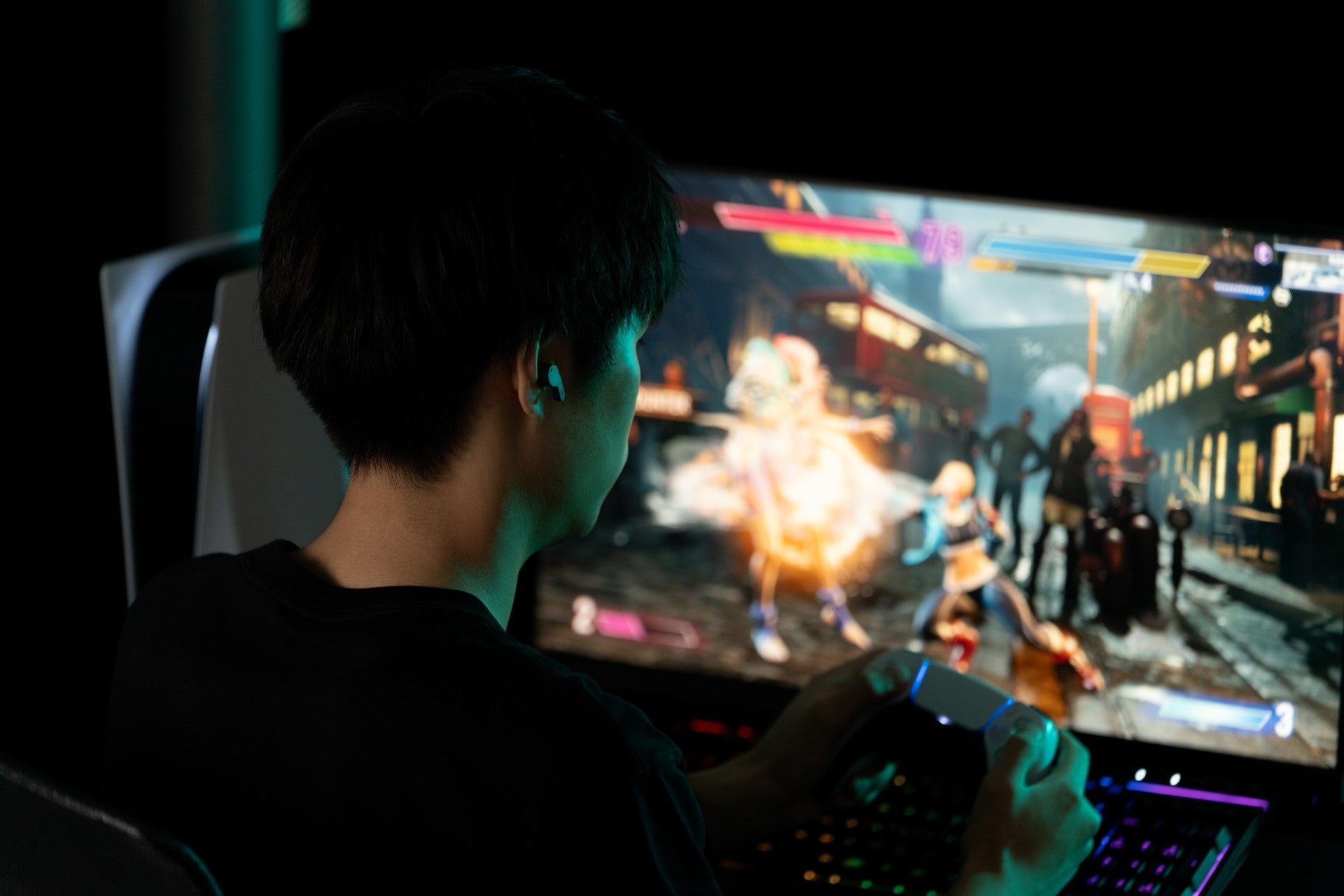 Final VR3000 Wireless - True Wireless Active Noise Cancelling Gaming Earphones with USB-C Dongle