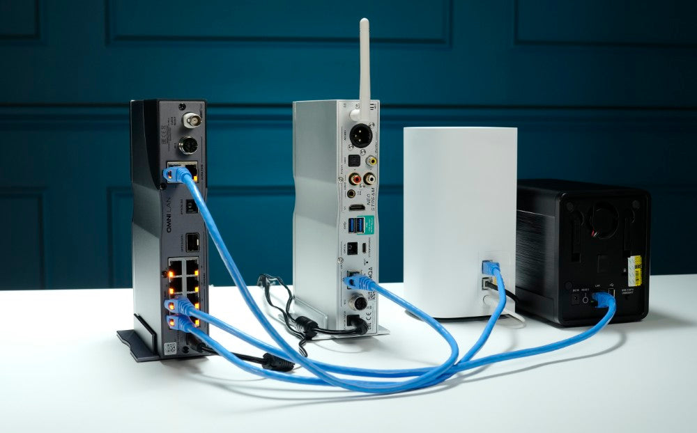 SilentPower by iFi OMNI LAN - Optically Isolated Audiophile Network Switch