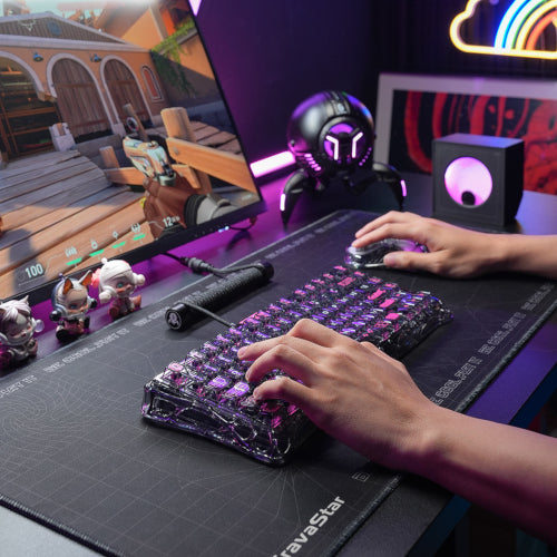 GravaStar Mercury V75 Lite - Hall Effect Magnetic Switch Wired Gaming Keyboard