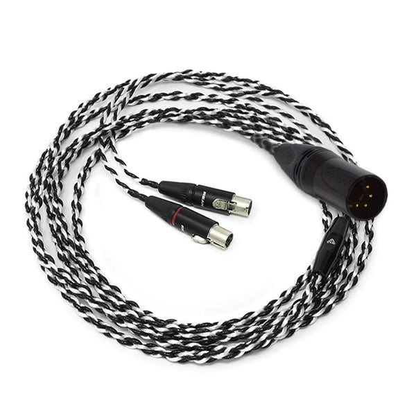 ヘッドホン AUDEZE LCD Premium Cable 6.3mm-2.5m Audeze LCD Premium Braided Audio Cable - 2.5m