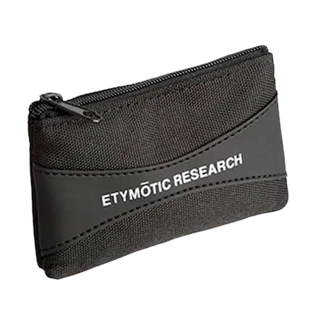 Etymotic ER38-65MC Black Earphone Storage Pouch