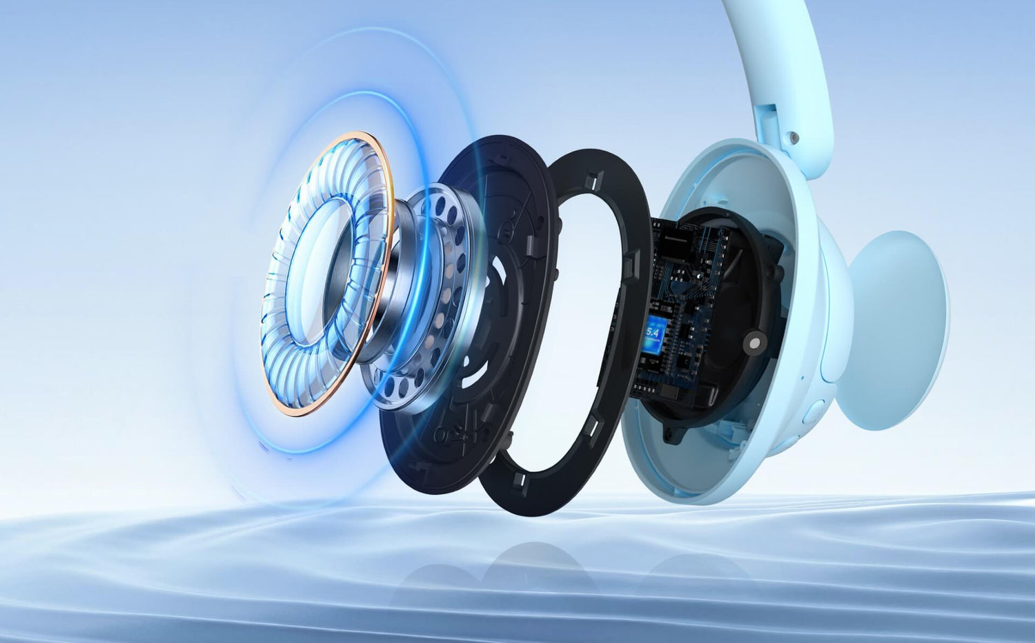 1MORE SonoFlow SE HQ31 - Active Noise Cancelling Wireless Hi-Res Headphones - Refurbished