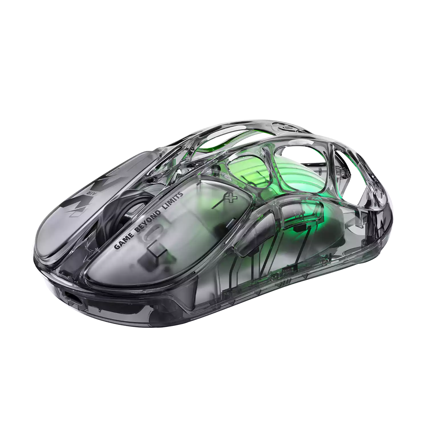 GravaStar Mercury X Air - 8K Wireless Gaming Mouse with 8K Wireless Dongle - Onyx Crystal