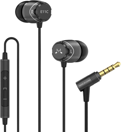 SoundMAGIC E11C In Ear Isolating Earphones with Mic - Black - Refurbished