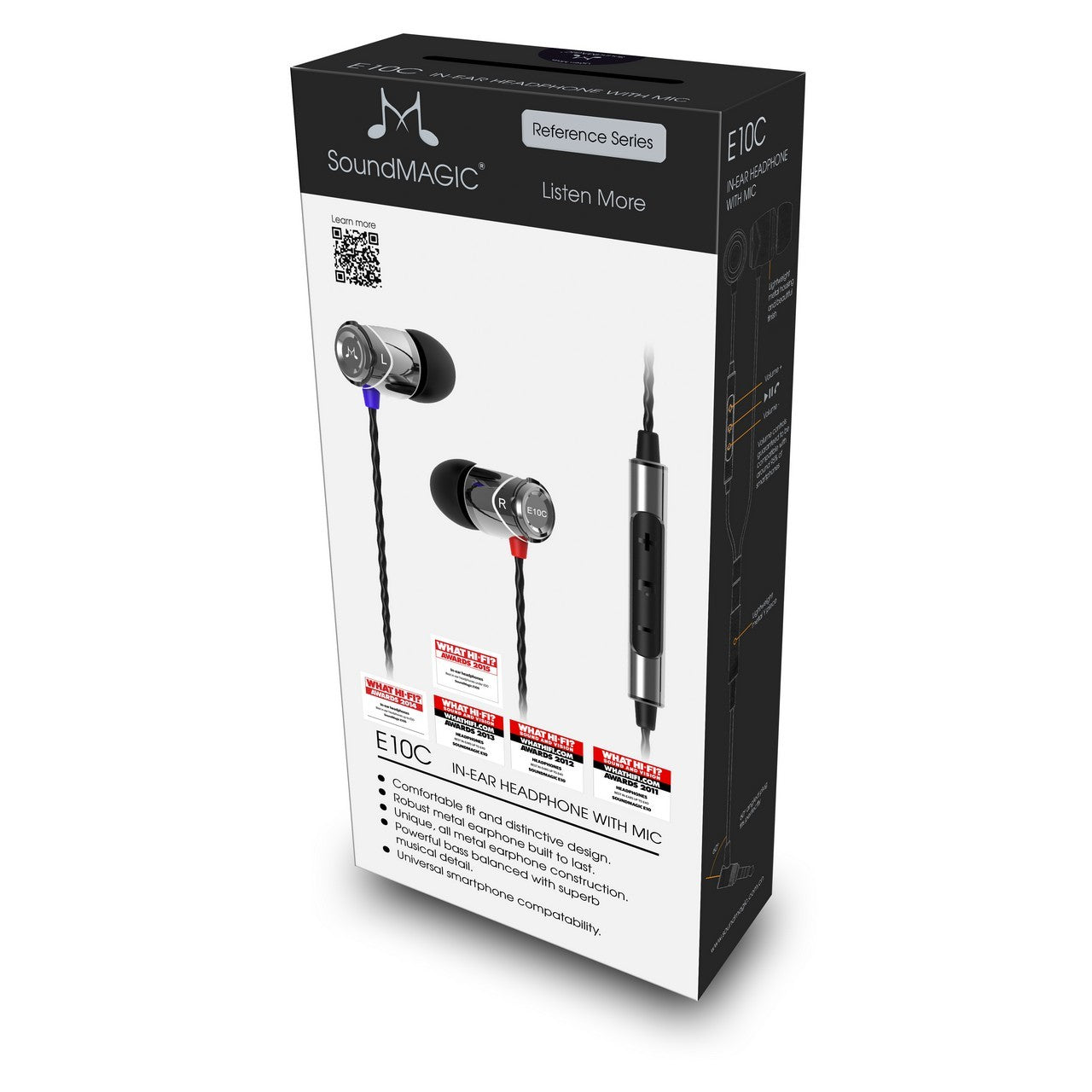 SoundMAGIC E10C In Ear Isolating Earphones with Mic - Refurbished