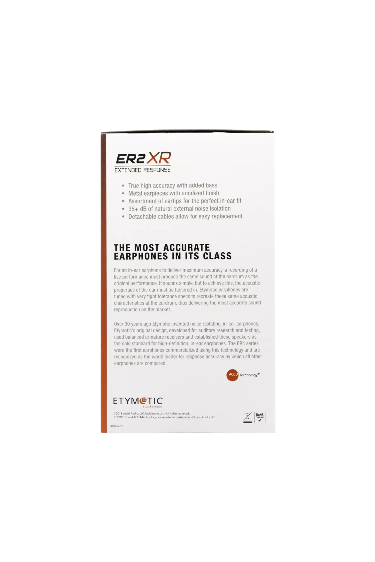 Etymotic ER2XR/ER2SE - In Ear Isolating Earphones with Detachable Cable