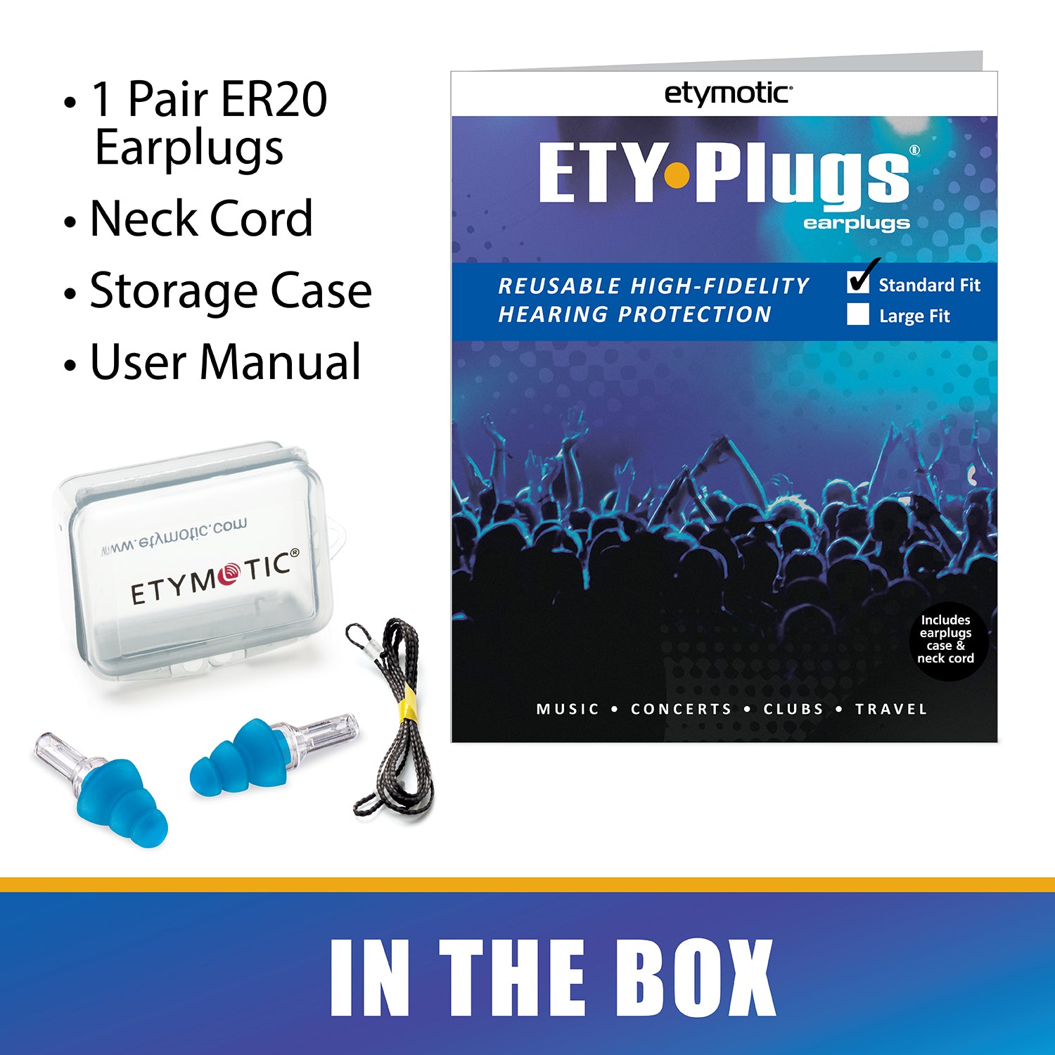 Etymotic ER20 High Fidelity Earplugs
