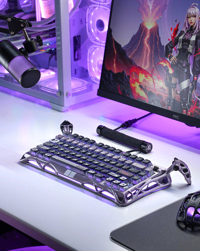 GravaStar Mercury V75 Pro - Hall Effect Magnetic Switch Wired Gaming Keyboard