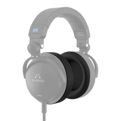 SoundMAGIC HP151 Replacement Earpads 1 Pair - Black