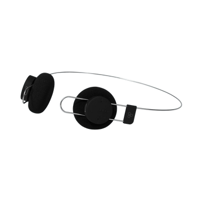 Final Porta - Ultra Lightweight Wireless On-Ear Headphone with Air-Wire Structure - Black
