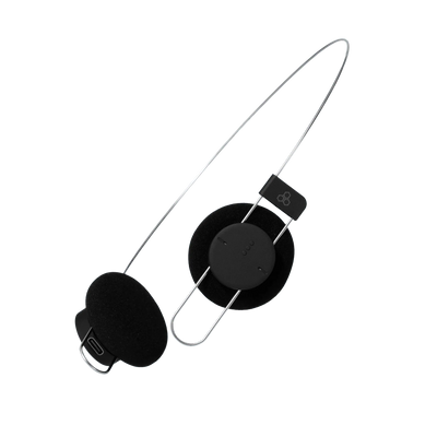 Final Porta - Ultra Lightweight Wireless On-Ear Headphone with Air-Wire Structure - Black