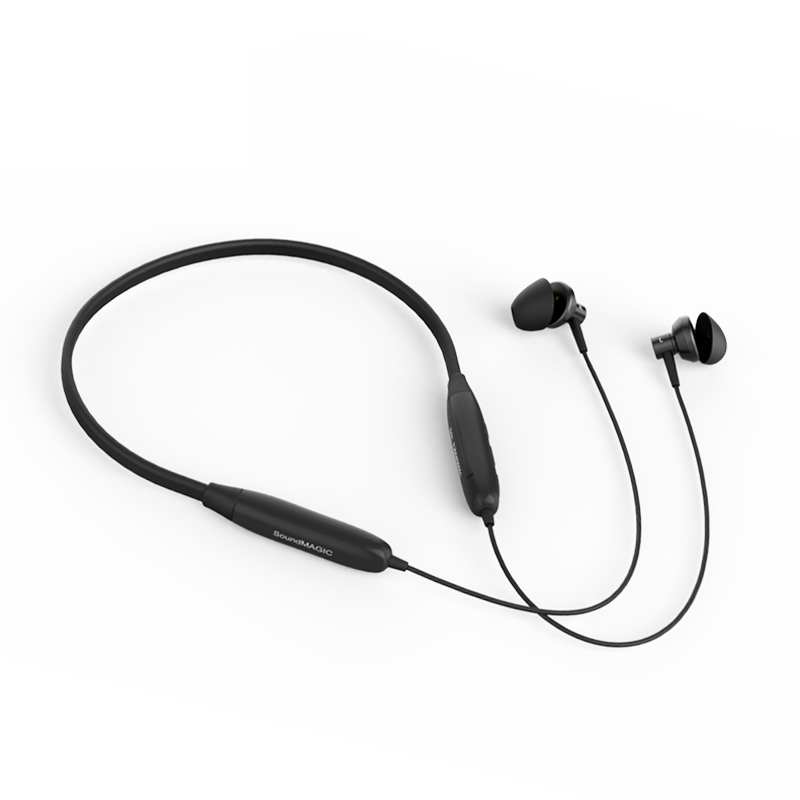 SoundMAGIC S20BT - In Ear Isolating Wireless Earphones with Controls & Mic - Black