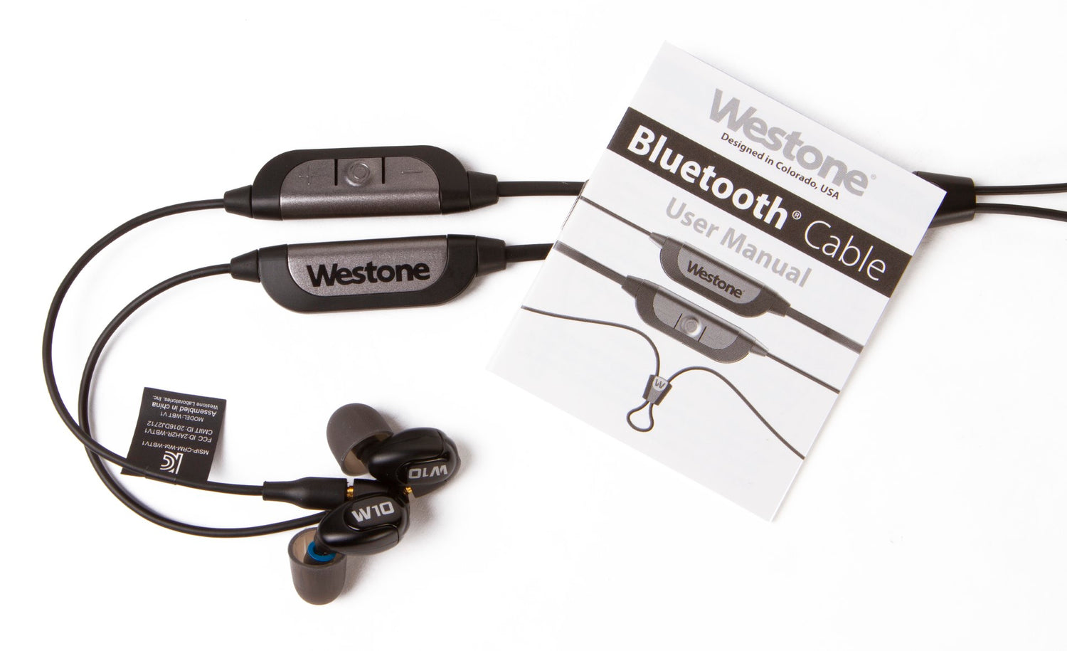 Westone Audio W10 - Single Driver IEM Earphones with Detachable Bluetooth Cable