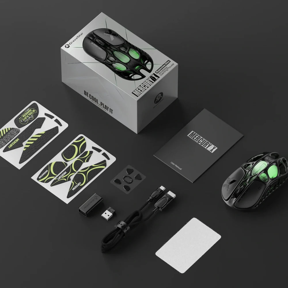 GravaStar Mercury X - Wireless Gaming Mouse