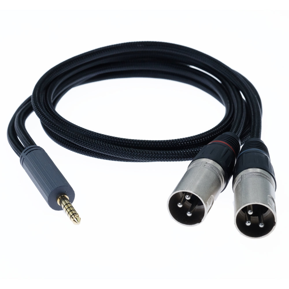 iFi Audio Cable Series - 4.4mm to Dual XLR Interconnect Cable - Standard Edition - 1m