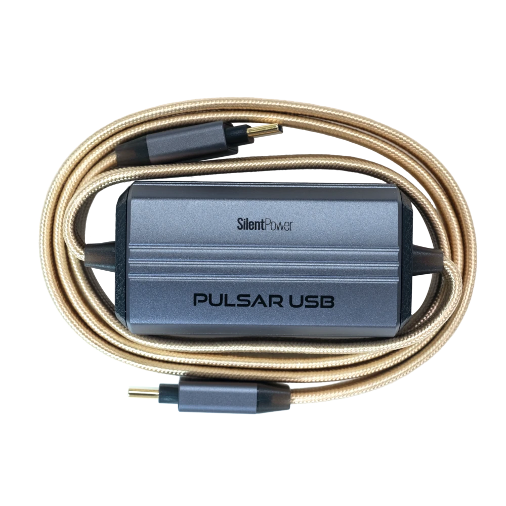 SilentPower Pulsar USB - Galvanically Isolated USB-C Cable with Active Noise Cancellation