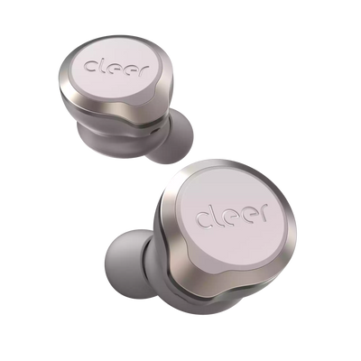 Cleer Ally Plus II True Wireless Active Noise Cancelling Earphones - Stone - Refurbished