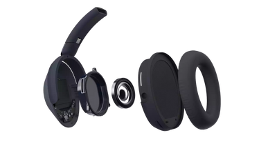 Cleer Alpha Foldable Active Noise Cancelling Wireless Headphones