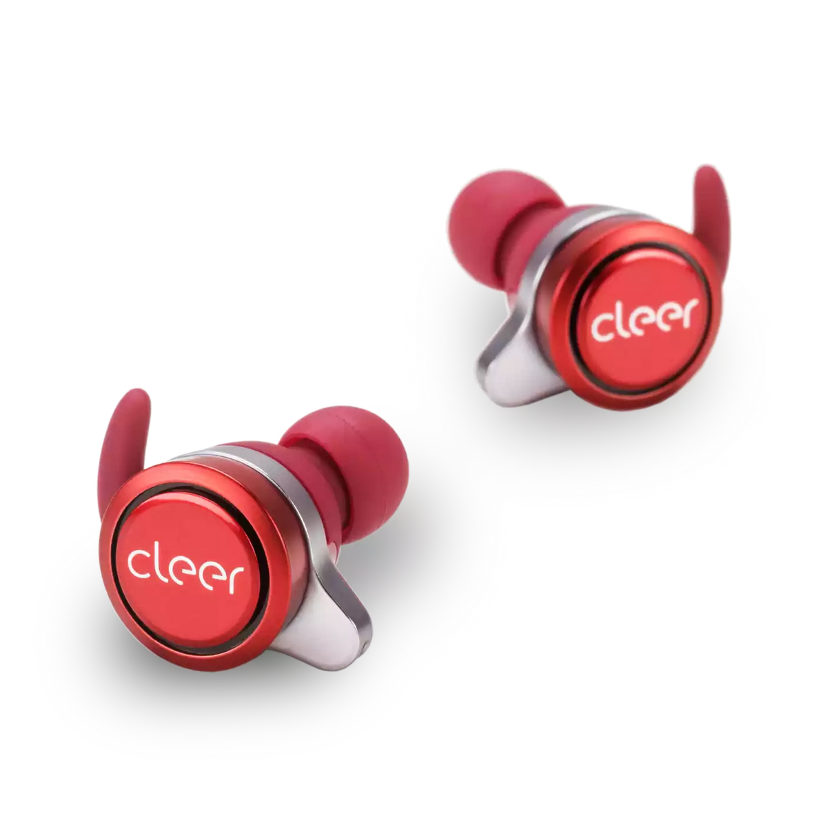 Cleer Ally True Wireless In Ear Isolating Earphones - Red
