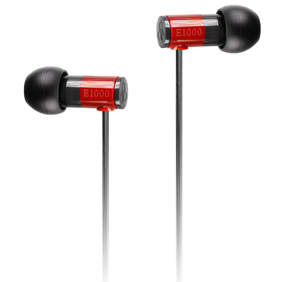 Final E1000 In Ear Isolating Earphones - Red - Refurbished