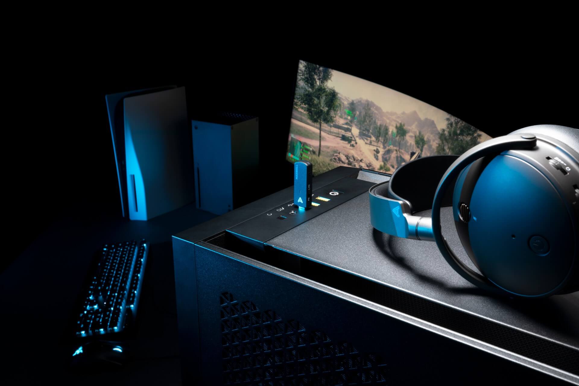 Audeze Maxwell Wireless Gaming Headset for Playstation, Mac, PC, and Switch  : Video Games 