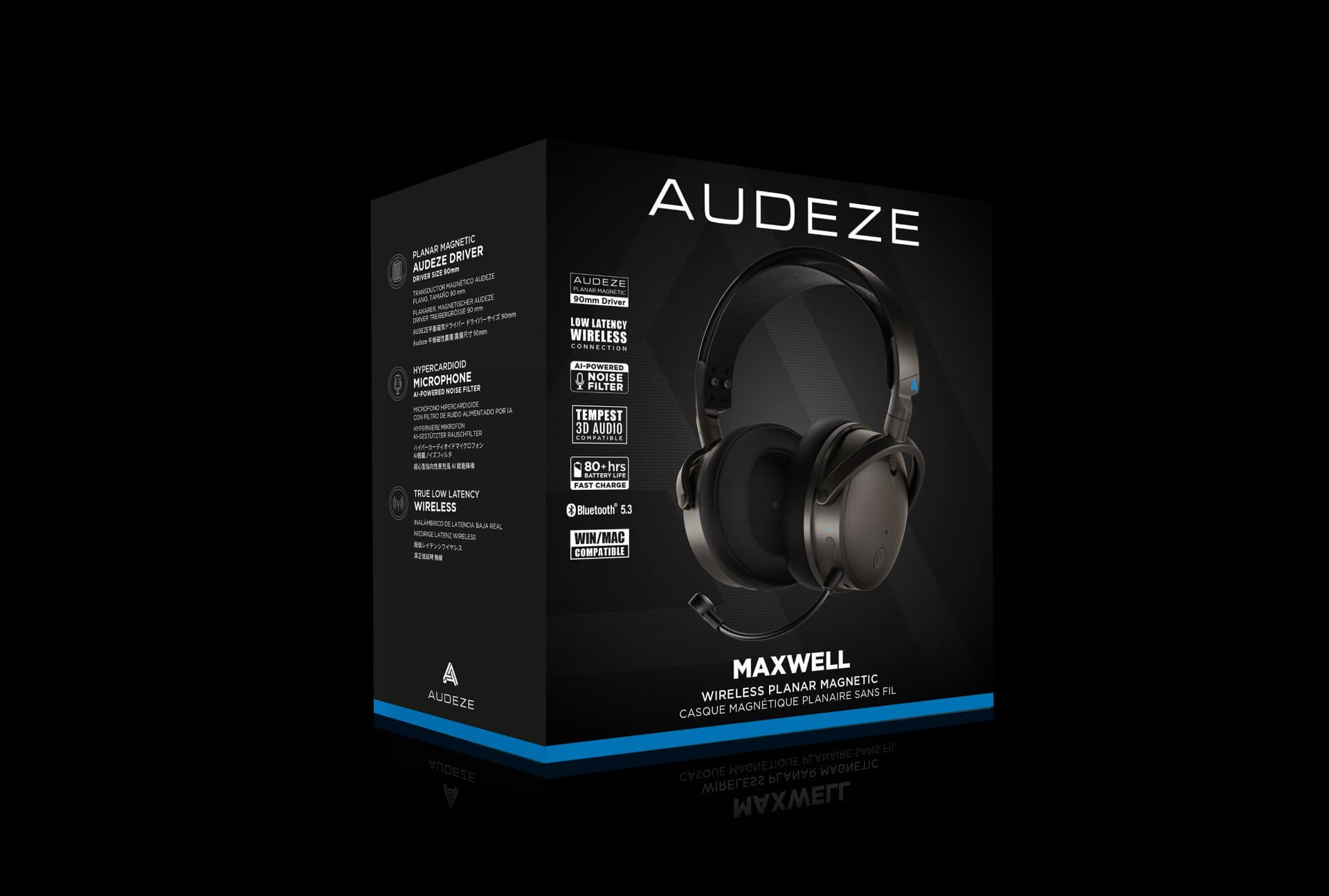 Audeze Maxwell - Wireless Audiophile Gaming Headphones - Refurbished