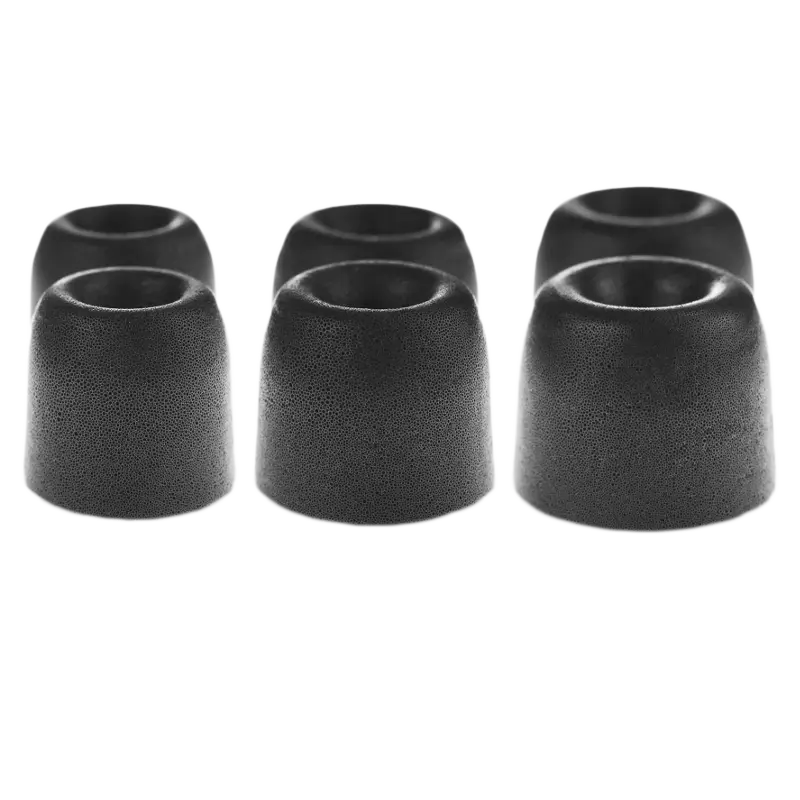 Blackbird SecureFit S40 Foam Eartips Black Mixed (S-M-L) - 3 Pairs