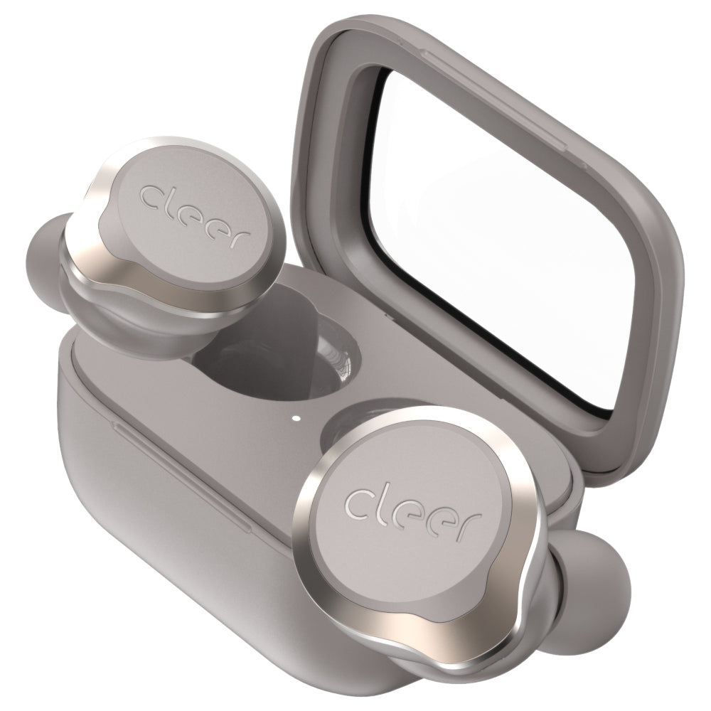 Cleer Ally Plus II True Wireless Active Noise Cancelling Earphones - Stone - Refurbished
