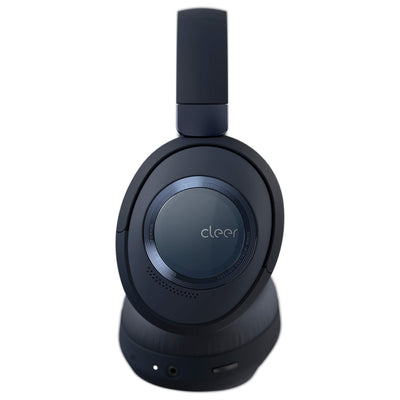 Cleer Alpha Foldable Active Noise Cancelling Wireless Headphones - Midnight Blue - Refurbished