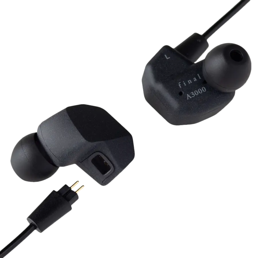 Final A3000 Single Driver IEM Earphones With Detachable Cable - Refurbished
