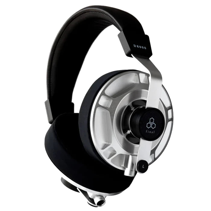 Final D8000 Planar Magnetic Headphones with Detachable Cable - Silver