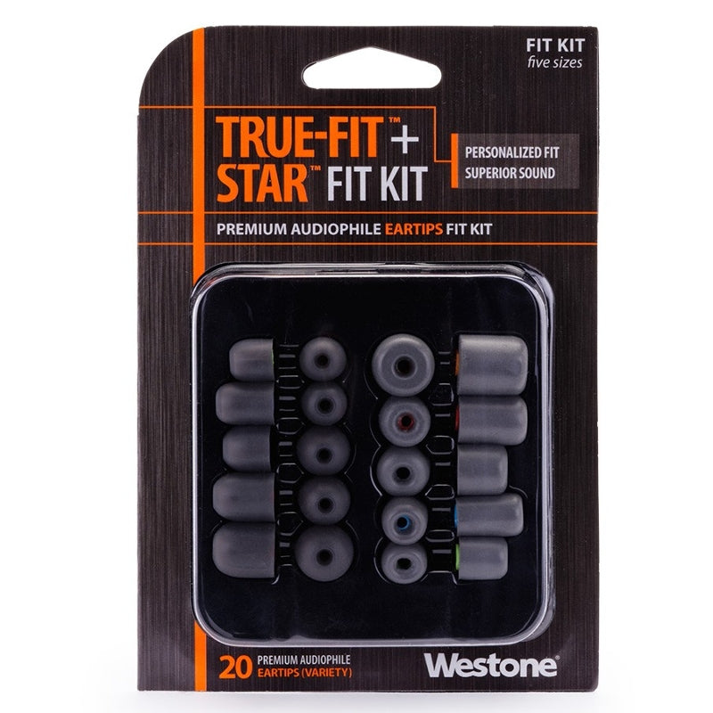 Westone Audio True-Fit Foam Eartips + Star Silicone Eartips - Combo Pack